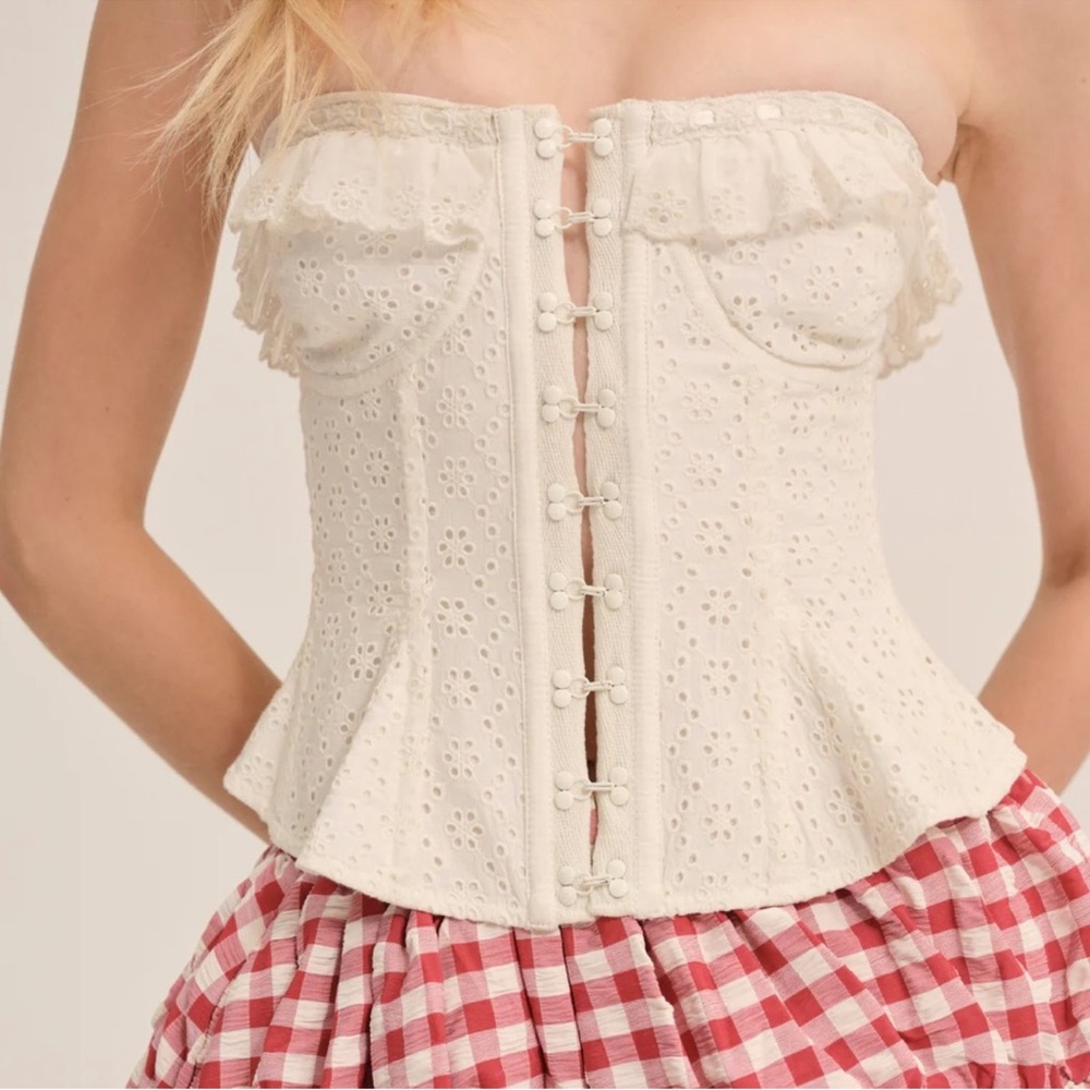 For love and lemons tea time corset top